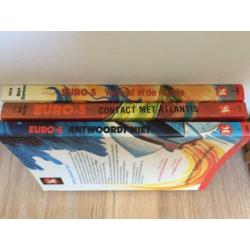 3 boeken EURO.5, 5 boeken Bob Evers, 8 boeken De Vijf