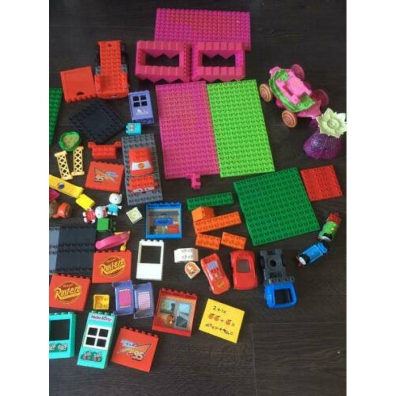 Grote set megabloks duplo Nijntje/hello kitty/cars
