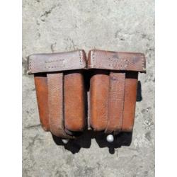 duitse mauser patroontas munitie tas frans verzet ww2 wo2