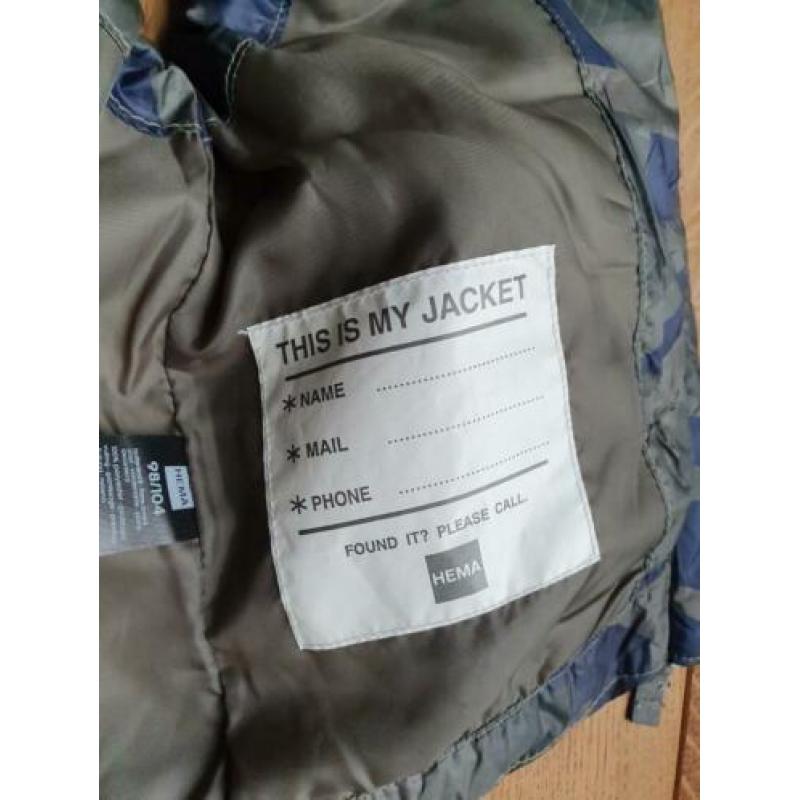 Stoere bodywarmer maat 98/104