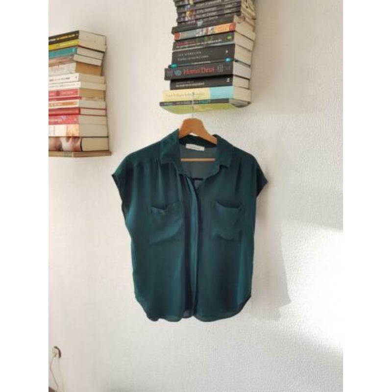 Samsøe en Samsøe jaime shirt maat M, groen