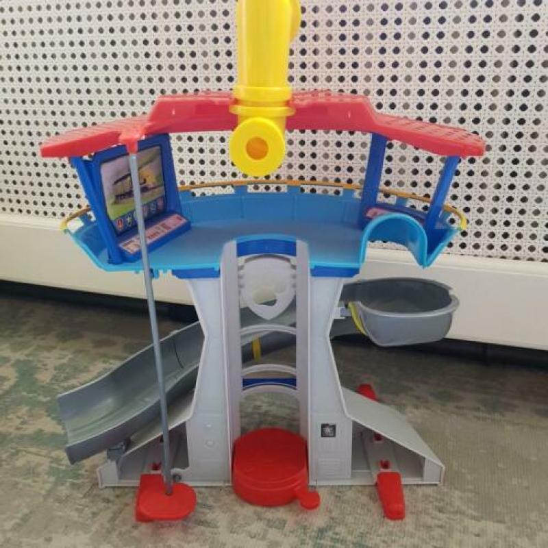 Paw patrol uitkijktoren met chase in auto, knuffel, cars
