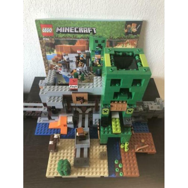 Lego Minecraft 21155 - niet helemaal compleet, wel bijna