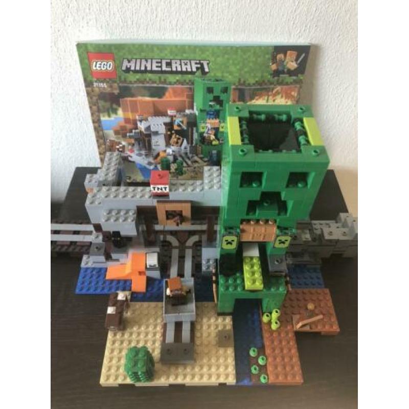 Lego Minecraft 21155 - niet helemaal compleet, wel bijna