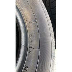 2 st. KargoMax ST-400 155R13 aanhangerbanden
