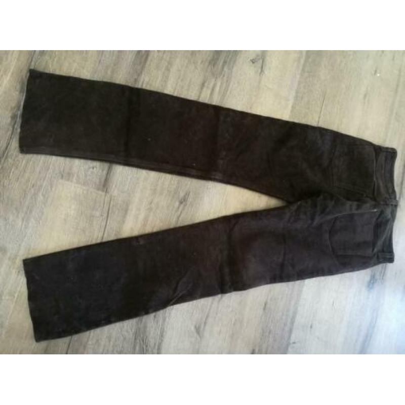 Broek echt leer