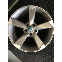 1 velg 17” volkswagen 5 of Audi Rotorlook