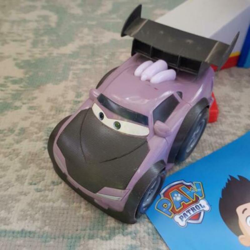 Paw patrol uitkijktoren met chase in auto, knuffel, cars