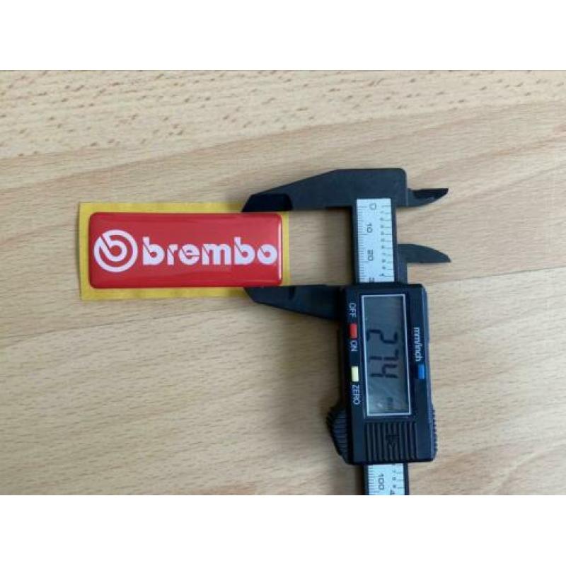 ? Brembo embleem badge logo remklauw deur spatbord zijscherm
