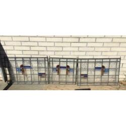 Glas in lood panelen