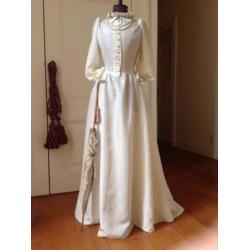 Antieke jurk oude Franse brocante trouwjurk sale!! 250.00
