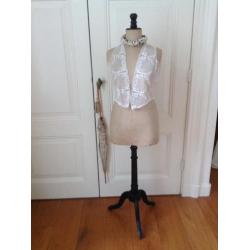 Antieke jurk oude Franse brocante trouwjurk sale!! 250.00