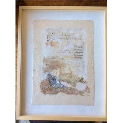 Prachtig schilderij met houten lijst, Liesbeth Lehr