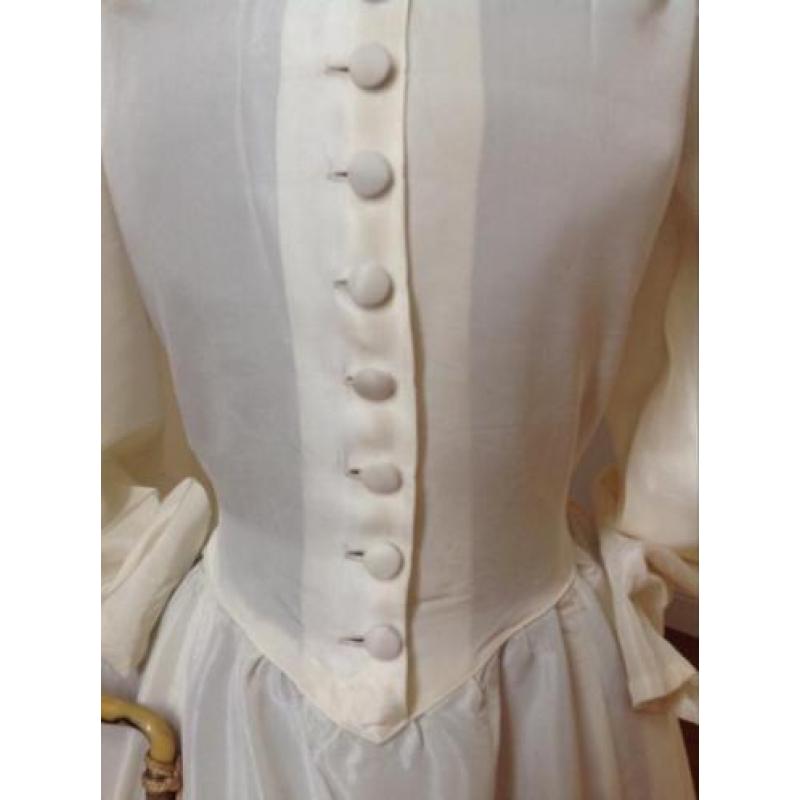 Antieke jurk oude Franse brocante trouwjurk sale!! 250.00
