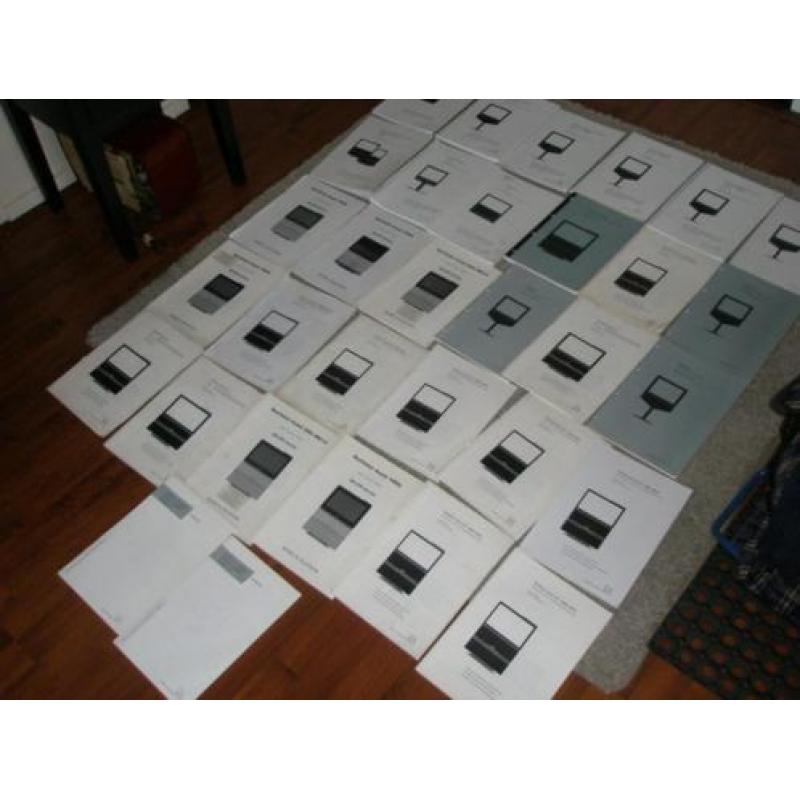 B&O Service Manuals TV's ( totaal 30 stuks )