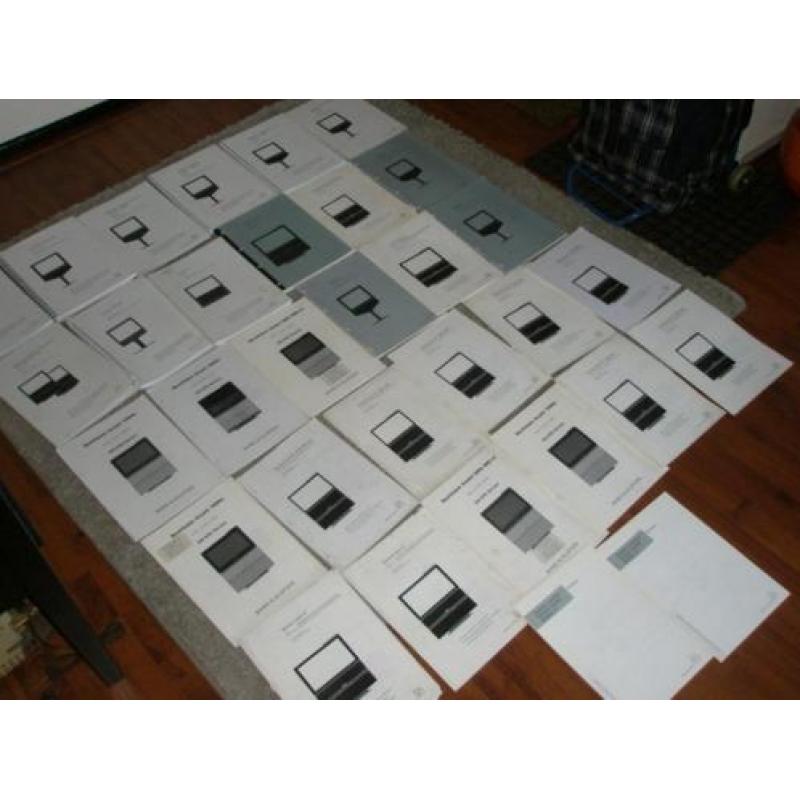 B&O Service Manuals TV's ( totaal 30 stuks )