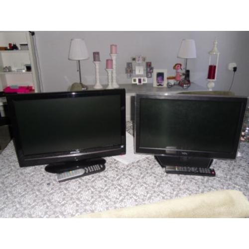 2 x leuke 19 inch tv-hitachi en tcl