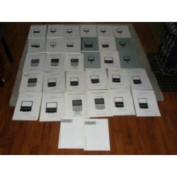 B&O Service Manuals TV's ( totaal 30 stuks )