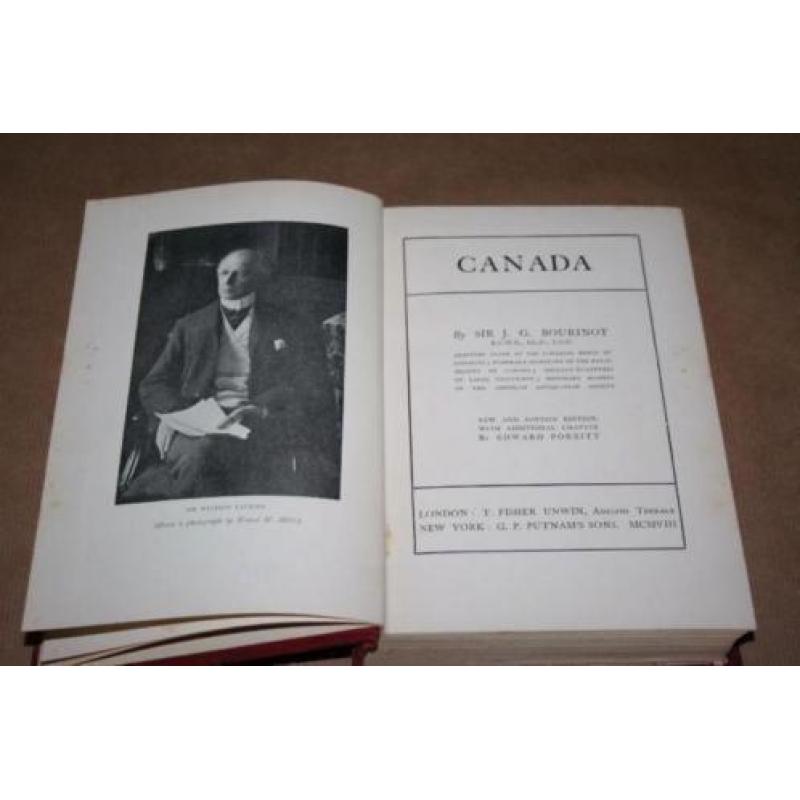 Oud boek over Canada - 1908 !!