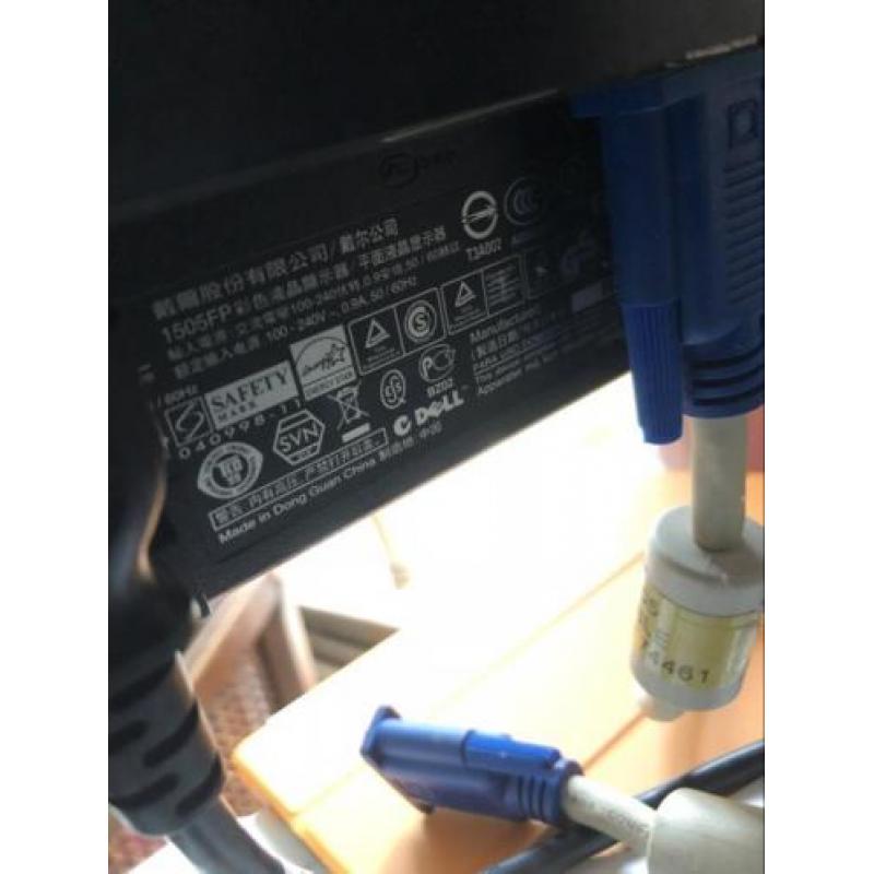 Dell 1505fp 15 inch LCD beeldscherm