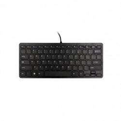 R-go compact toetsenbord, qwerty (us), zwart, bedraad