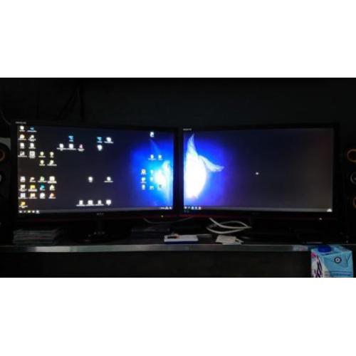 AOC 21.5" Monitor (g2260vwq6) x2