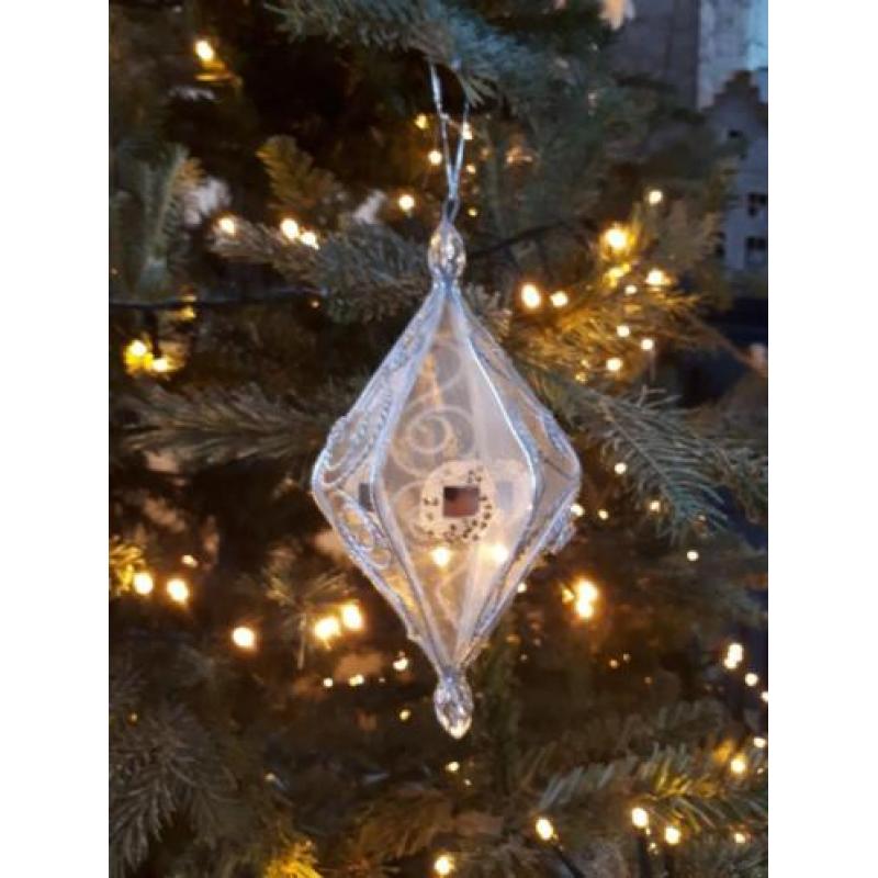 Drie mooie ornamenten voor in de kerstboom