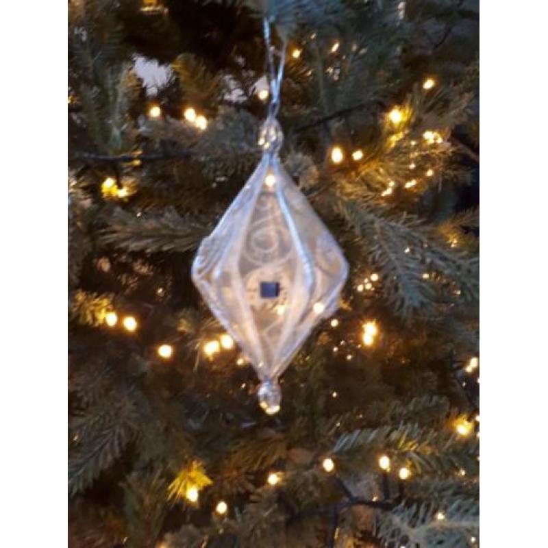 Drie mooie ornamenten voor in de kerstboom