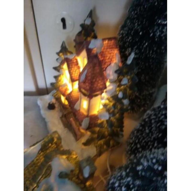 Kerstdorp,Ski chalet 20x20x18 en kerstdorp huis 20x20x10