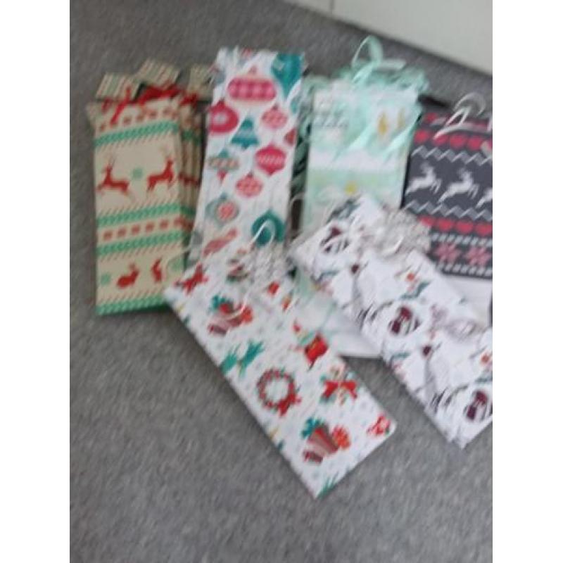 Kersttasjes voor flessen