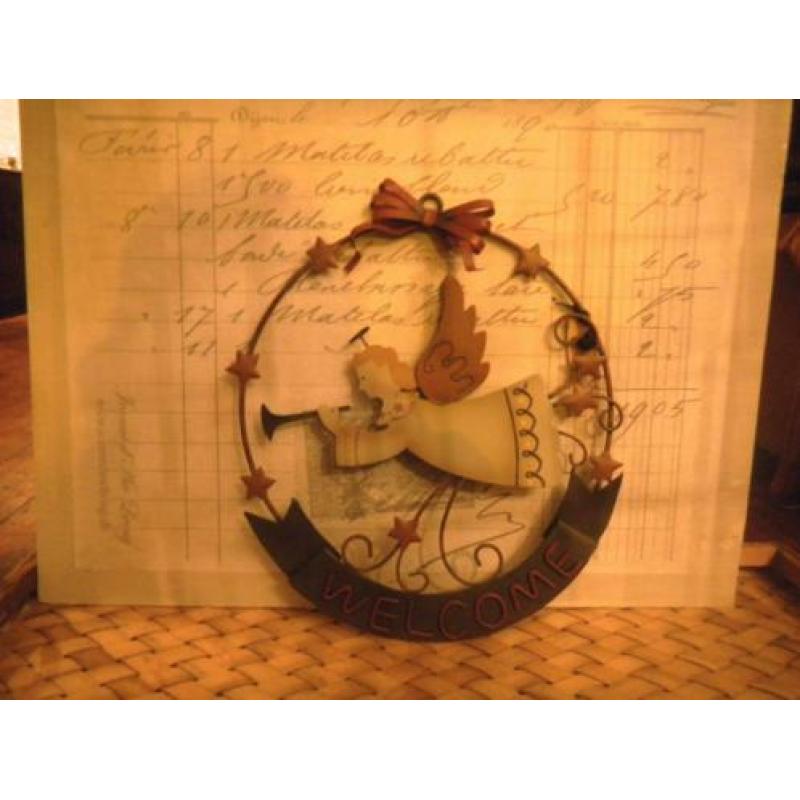 3 welcomes wanddecoraties krans appletree