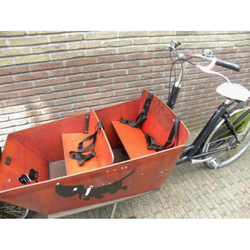 Bakfiets CargoBike Long (3 kids), 7v, with many extras!!