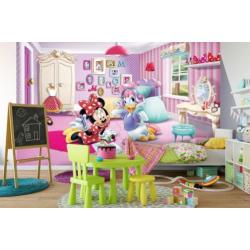 Minnie Mouse en Katrien fotobehang XL Minnie behang