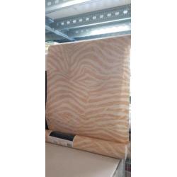 Behang zebra motief bruin en goud nieuw
