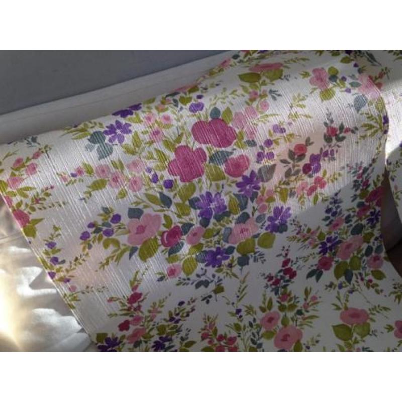 Behang, bloemenbehang, vintage, retro behang