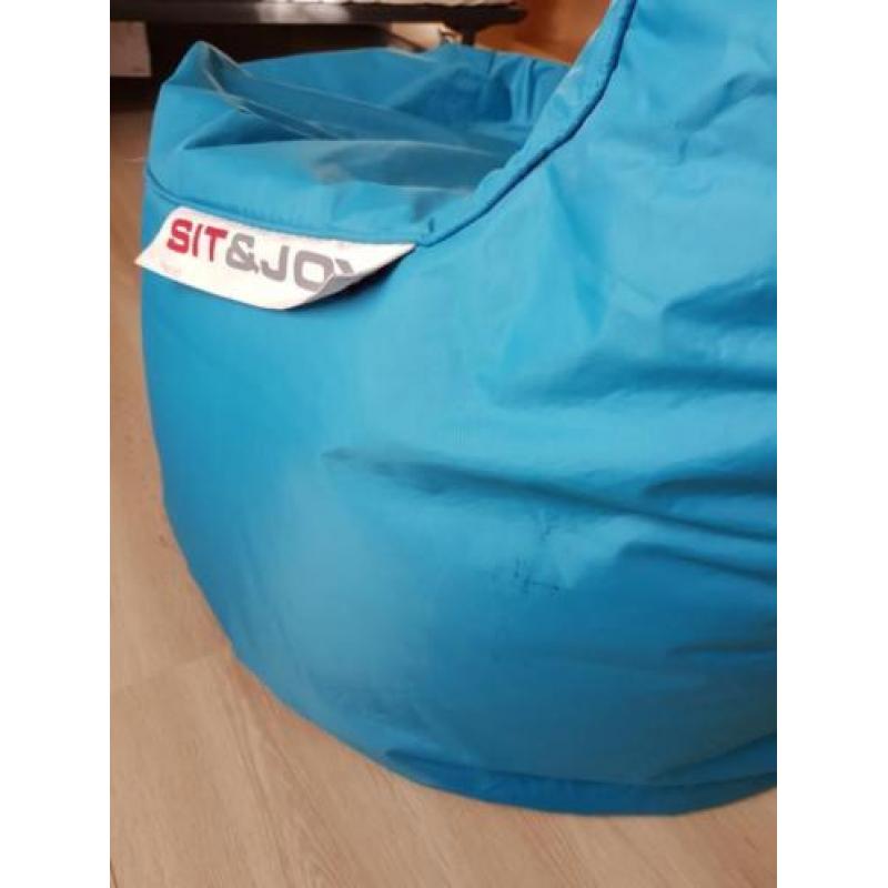 Zitzakken Sit&Joy groen en blauw