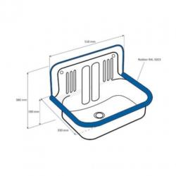 Uitstortgootsteen Plieger Pack Compleet Wit (incl kraan s...