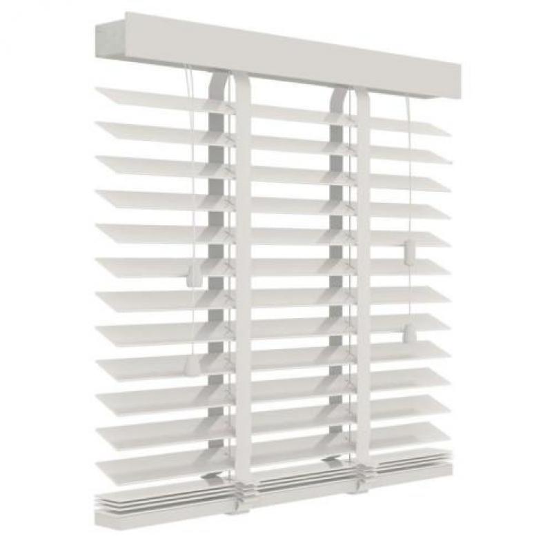 Decosol Horizontale jaloezie hout 50mm wit