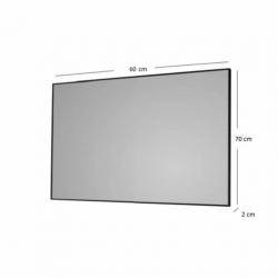 Badkamerspiegel Sanicare Q-Mirrors 60x70x2cm Zwart