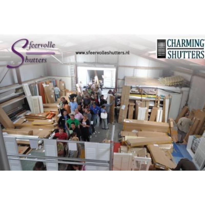Doe het zelf Shutters & Houten Jaloezieën Opruiming 29 Sept.
