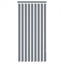 vidaXL Verticale jaloezie grijs stof 180x250