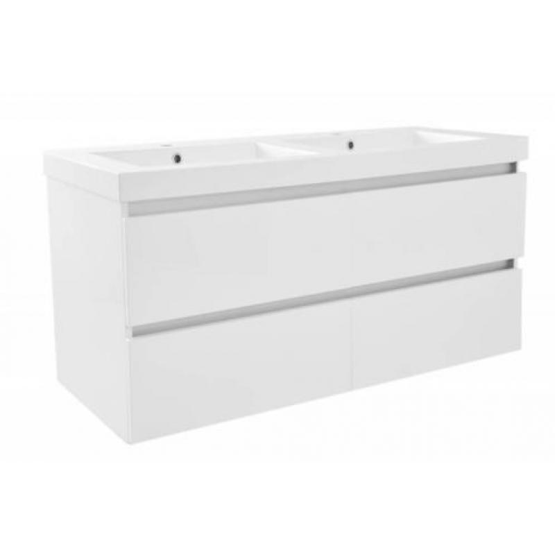 Vision losse onderkast dubbel+4 laden 120x47 wit