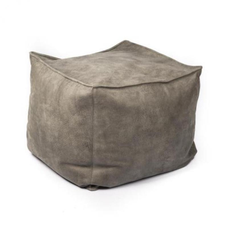 Leren poef Surprise leer, diverse kleuren, handgemaakt