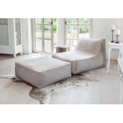 Pushbag Living leefkussen Skai - Taupe