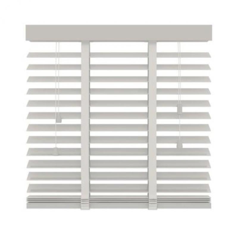 Decosol Horizontale jaloezie hout 50mm wit