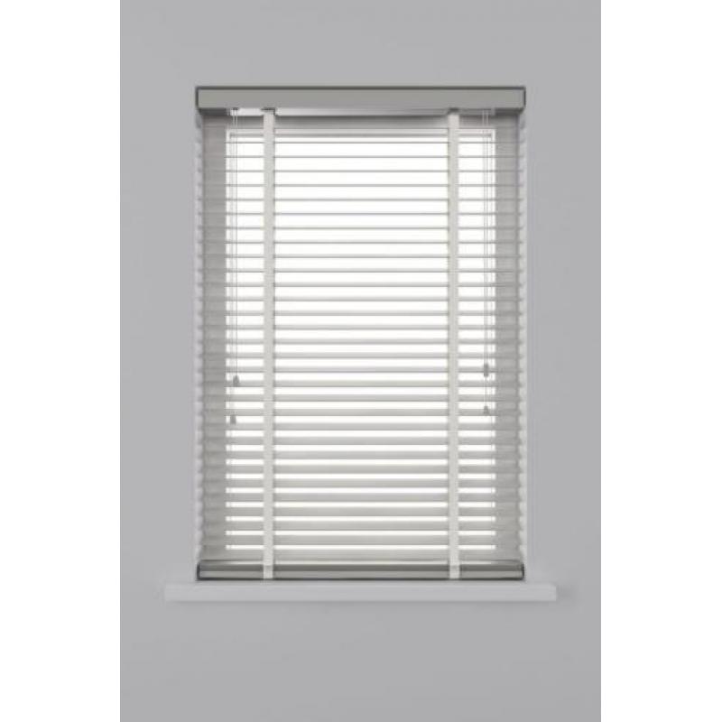 Decosol Horizontale jaloezie hout 50mm wit