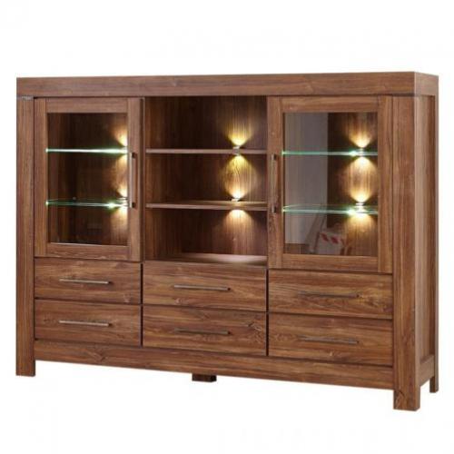 Moderne robuuste buffetkast met LED Rustico NU 549 NIEUW