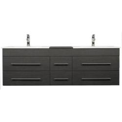 Riant badmeubel badkamermeubel Phoenix 150 cm Grey Oak