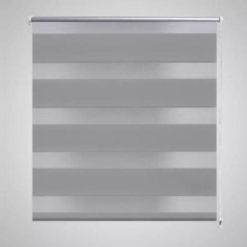 vidaXL Duo rolgordijn 100 x 175 cm grijs