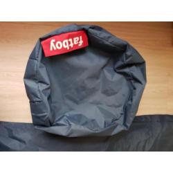 Fatboy zitzak donkerblauw + kleine zitzak